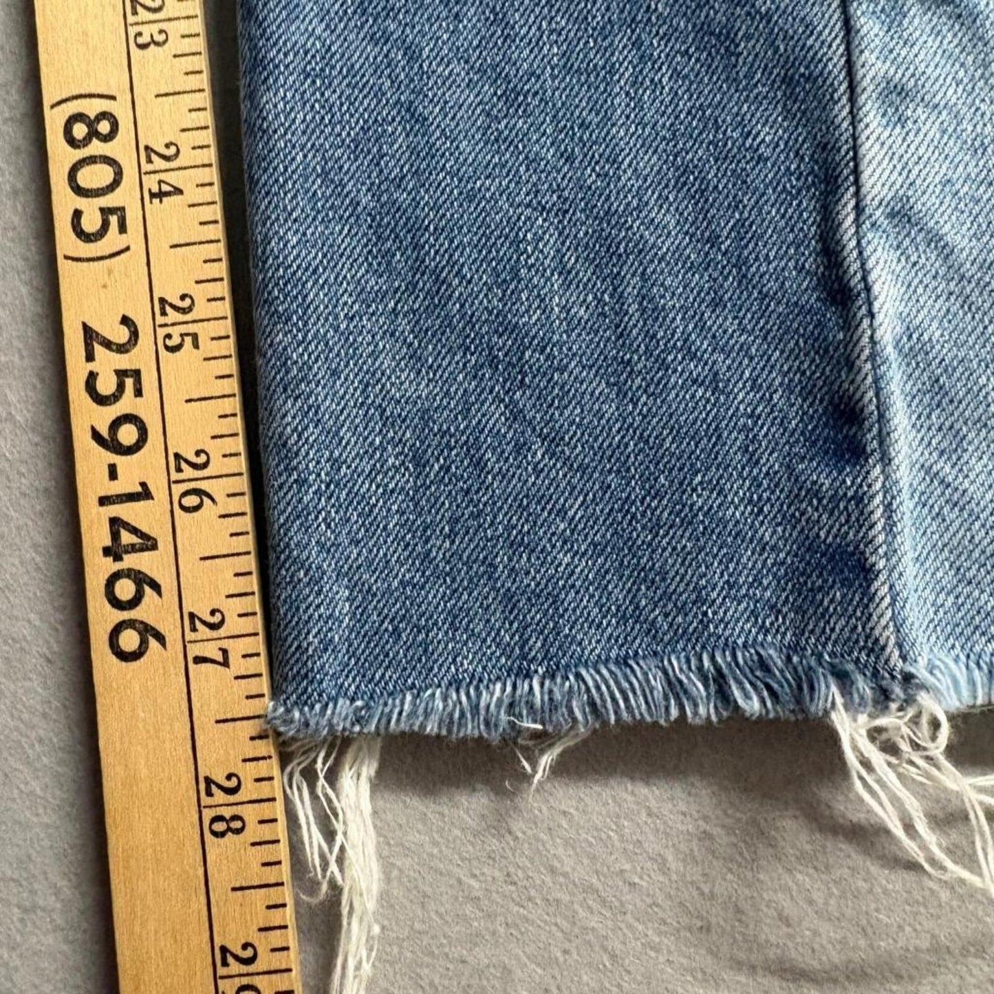 BDG Urban Outfitters Jessye Two Tone Colorblock Straight Jeans Womens 28x28 Raw