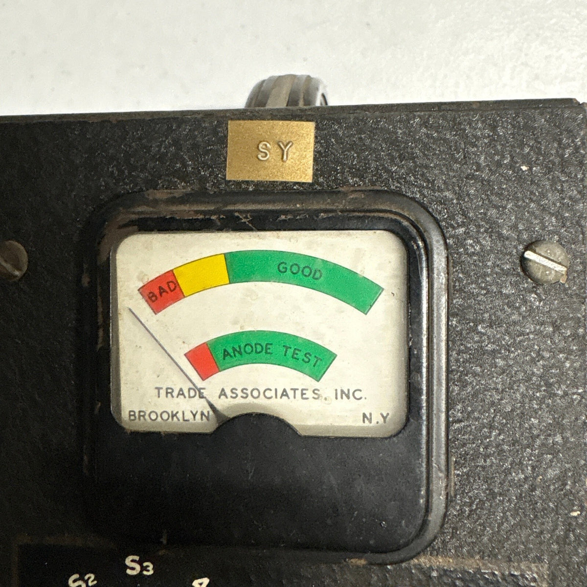 Vintage Trade Associates Vacuum Tube Anode Tester Model SY Brooklyn NY