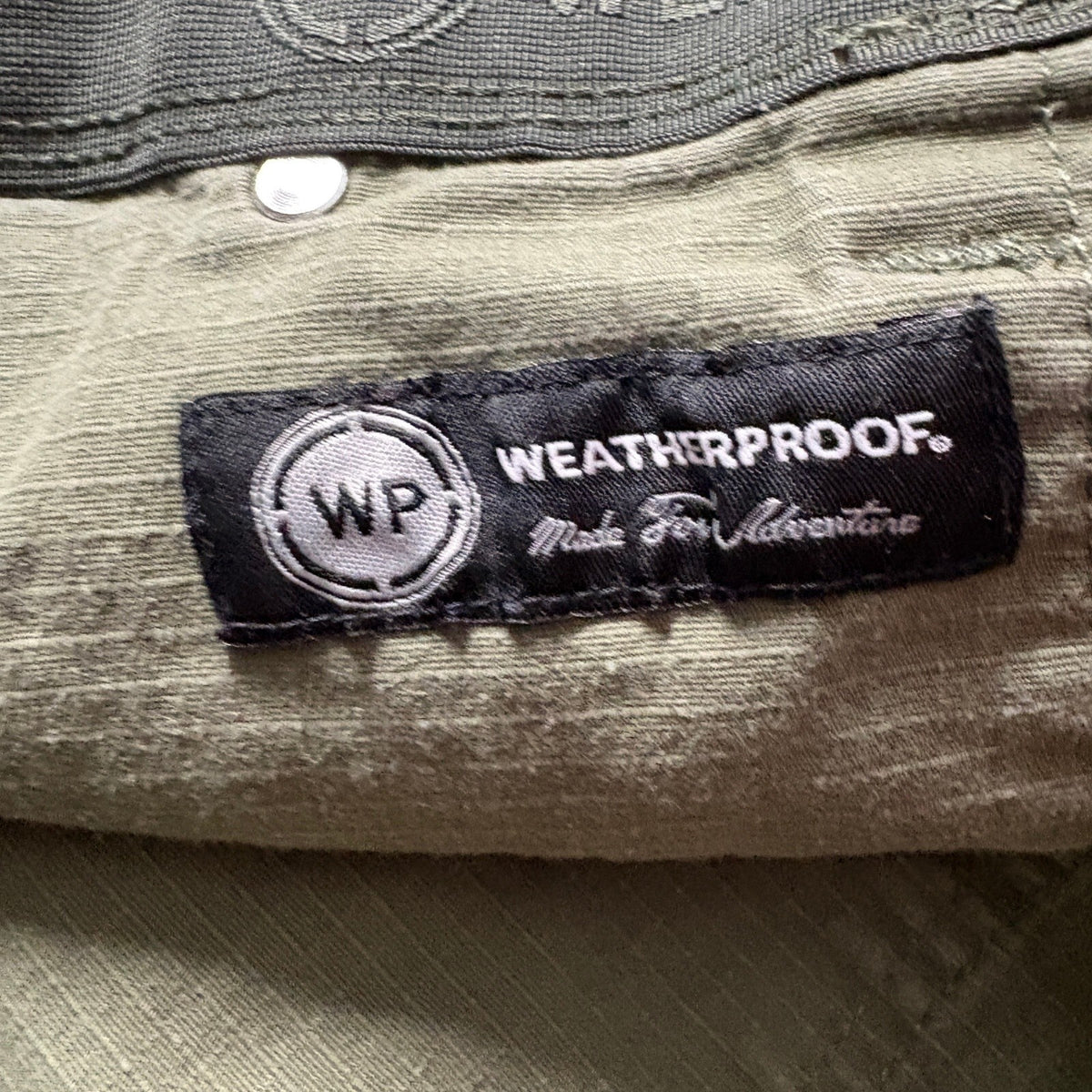 Weatherproof Mens Stretch Cargo Shorts Size 40 Green Ripstop Outdoor Utility