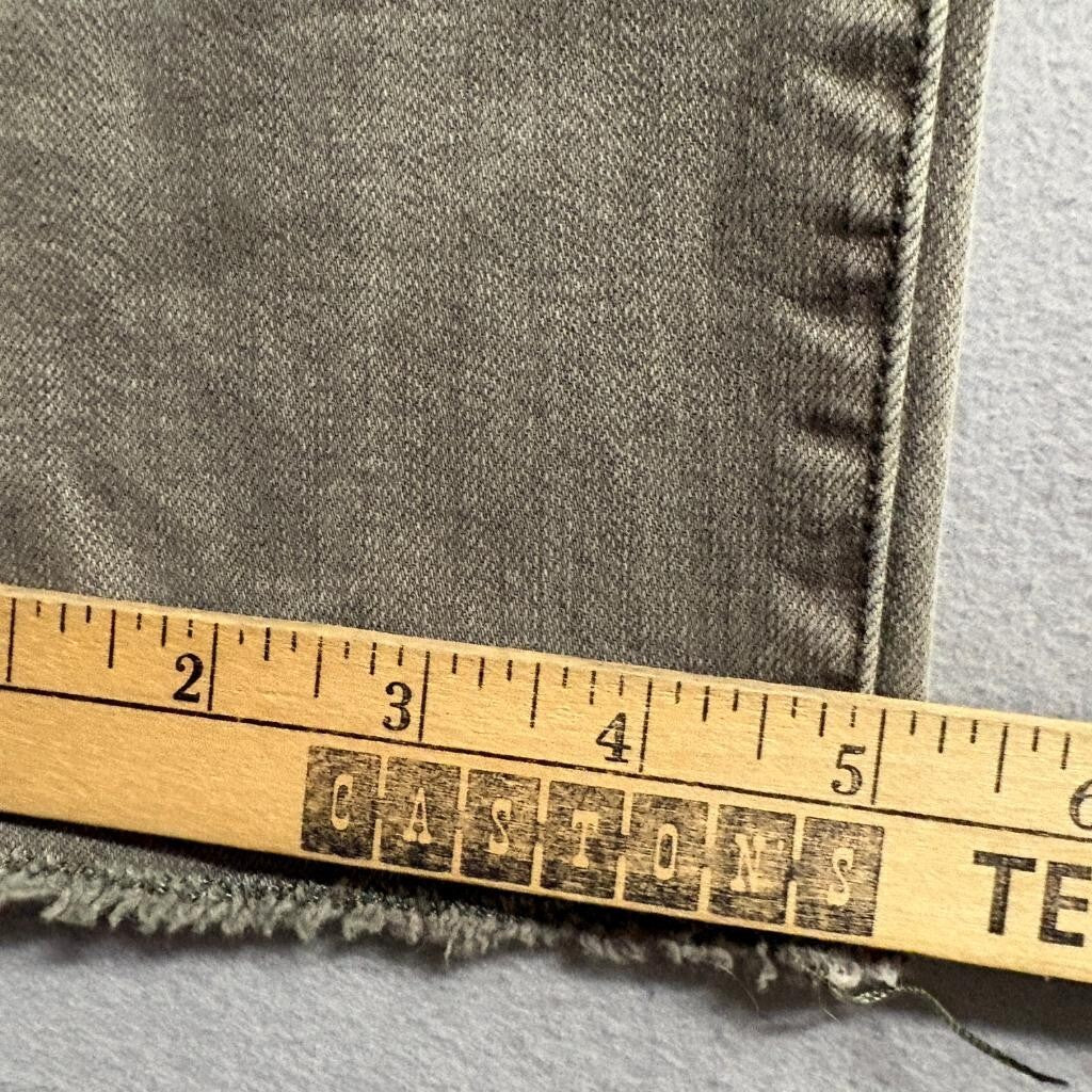 American Eagle Super Super Stretch Legging Crop Jeans Womens Size 6 Olive Green