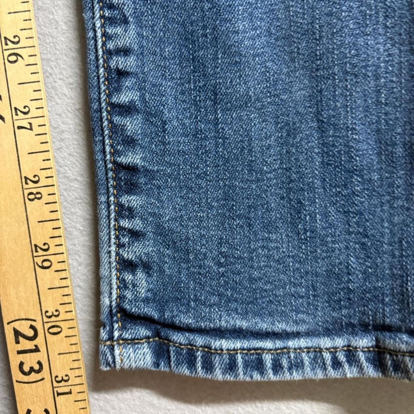 Abercrombie & Fitch Rustin Athletic Slim Jeans Mens 32x34 Blue Stretch Denim