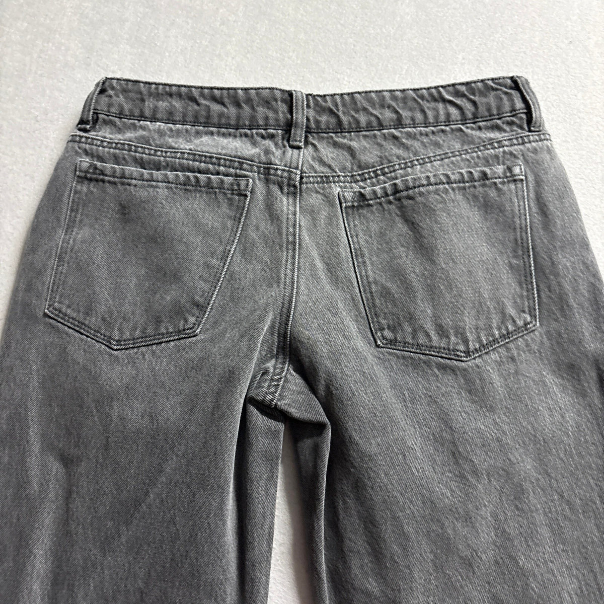Empyre Zia Vintage Straight Jeans Womens Size 4 Gray Denim 100% Cotton