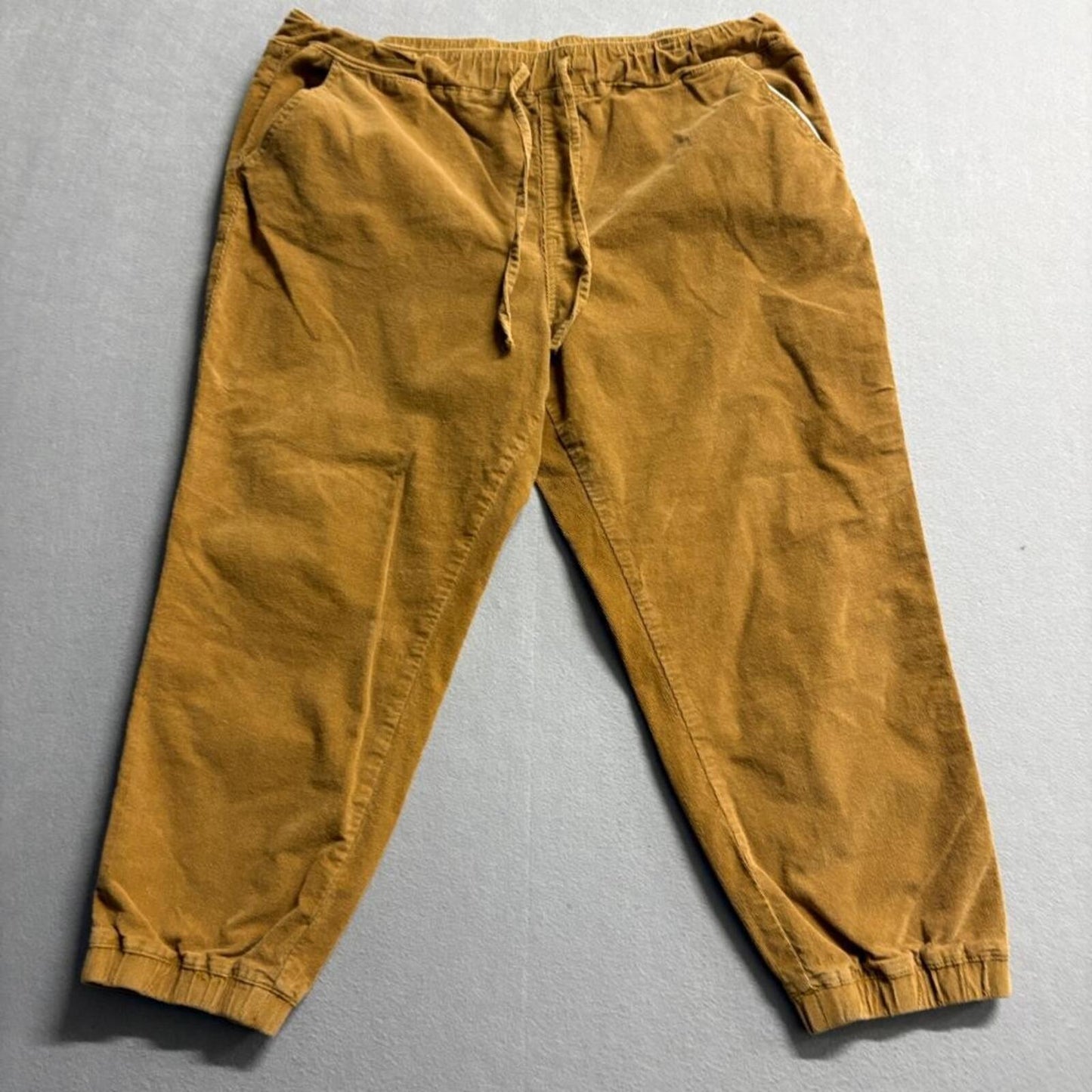 Arizona Jean Co Corduroy Joggers Womens XXL Brown Cotton Stretch Crop Pants