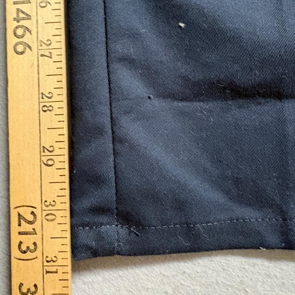 Dickies Flex Womens Pants Size 27R Navy Blue Straight Leg Workwear Chino