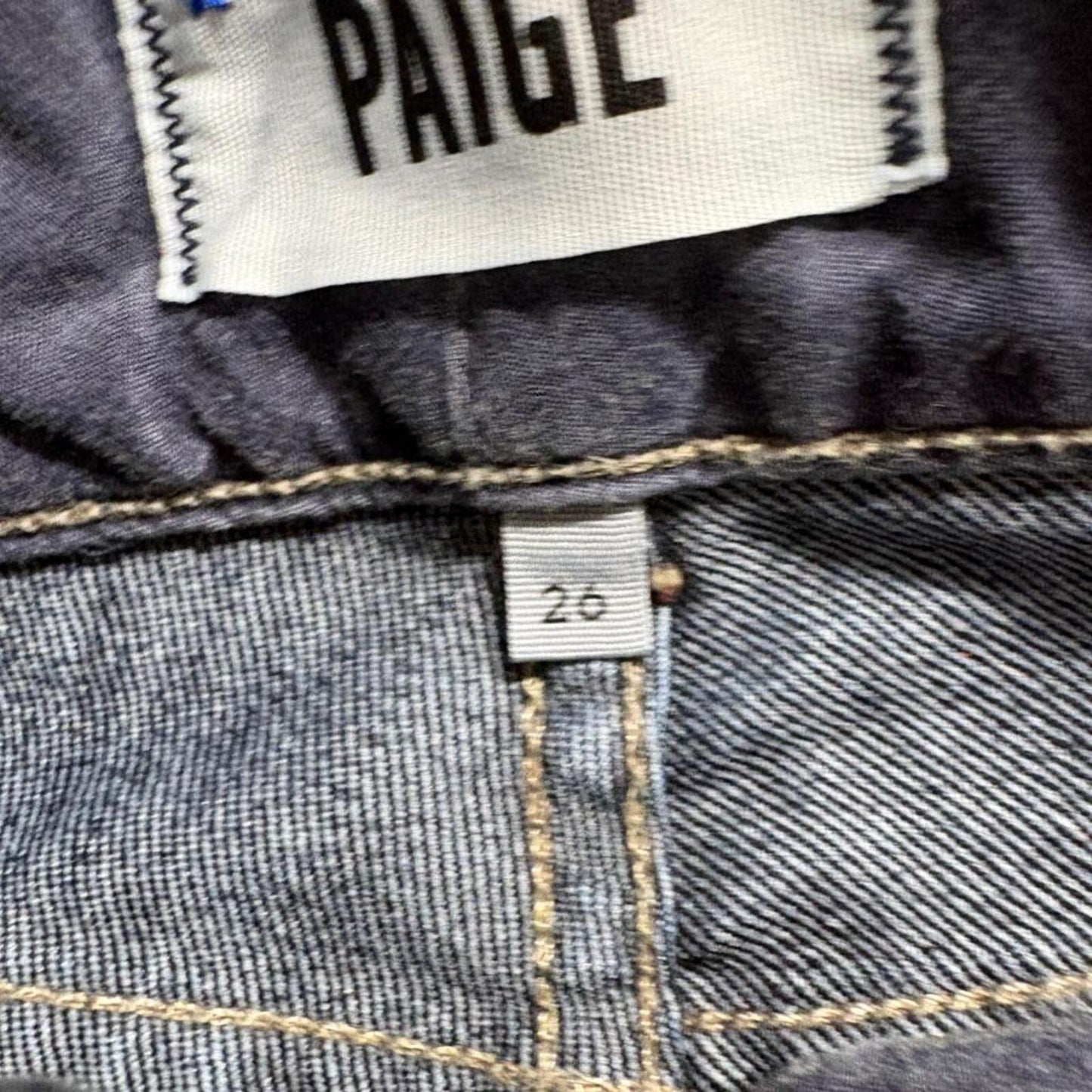 Paige Hidden Hills Bootcut Jeans Womens 26 Dark Wash Blue Denim Stretch