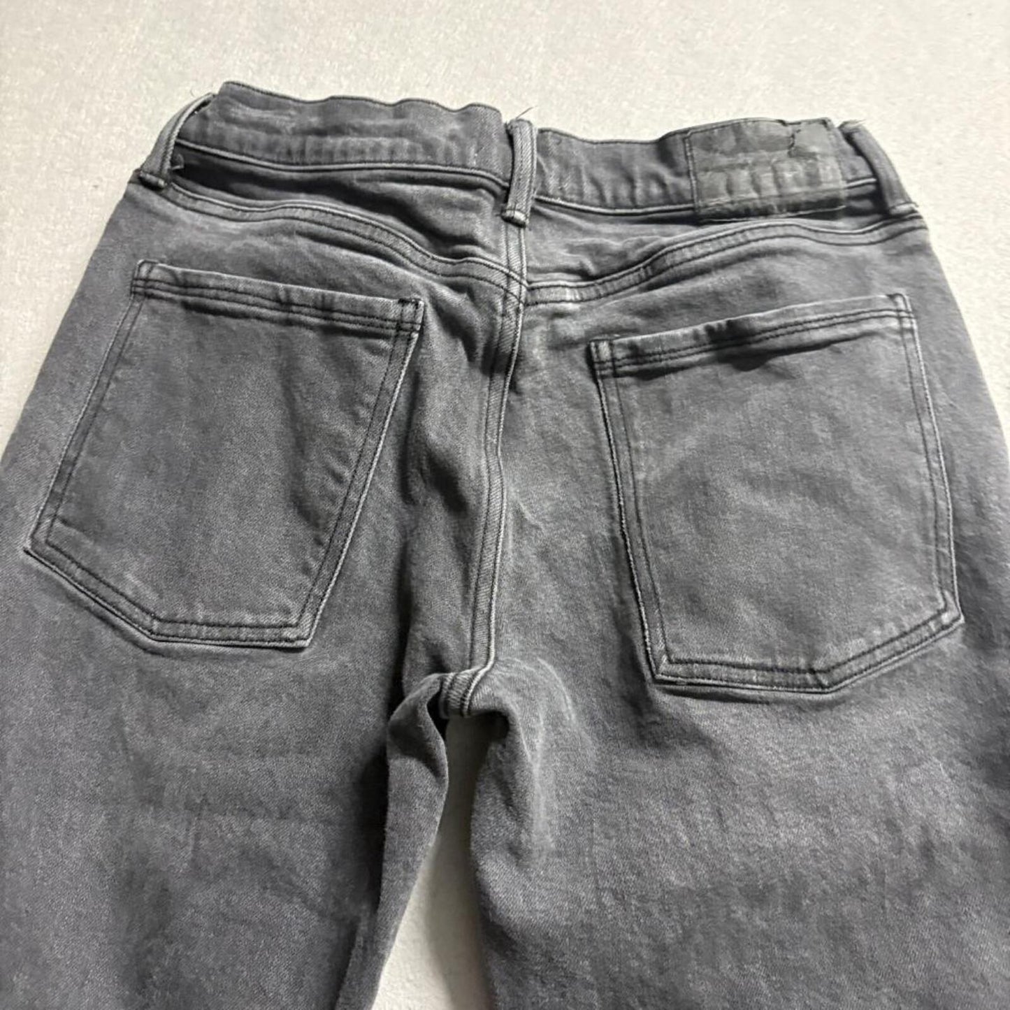 Mutual Weave The Athletic Jeans Womens 29x32 Gray Denim Straight Leg Pants