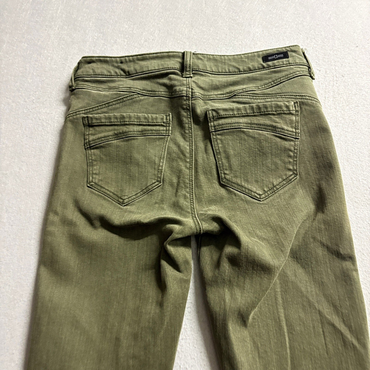 Liverpool Los Angeles The Hugger Skinny Jeans Womens 2/26 Olive Green Stretch