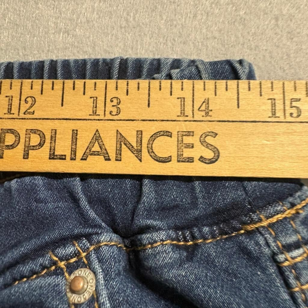 One 5 One Denim Joggers Womens Small Blue Elastic Drawstring Waist Stretch Jeans