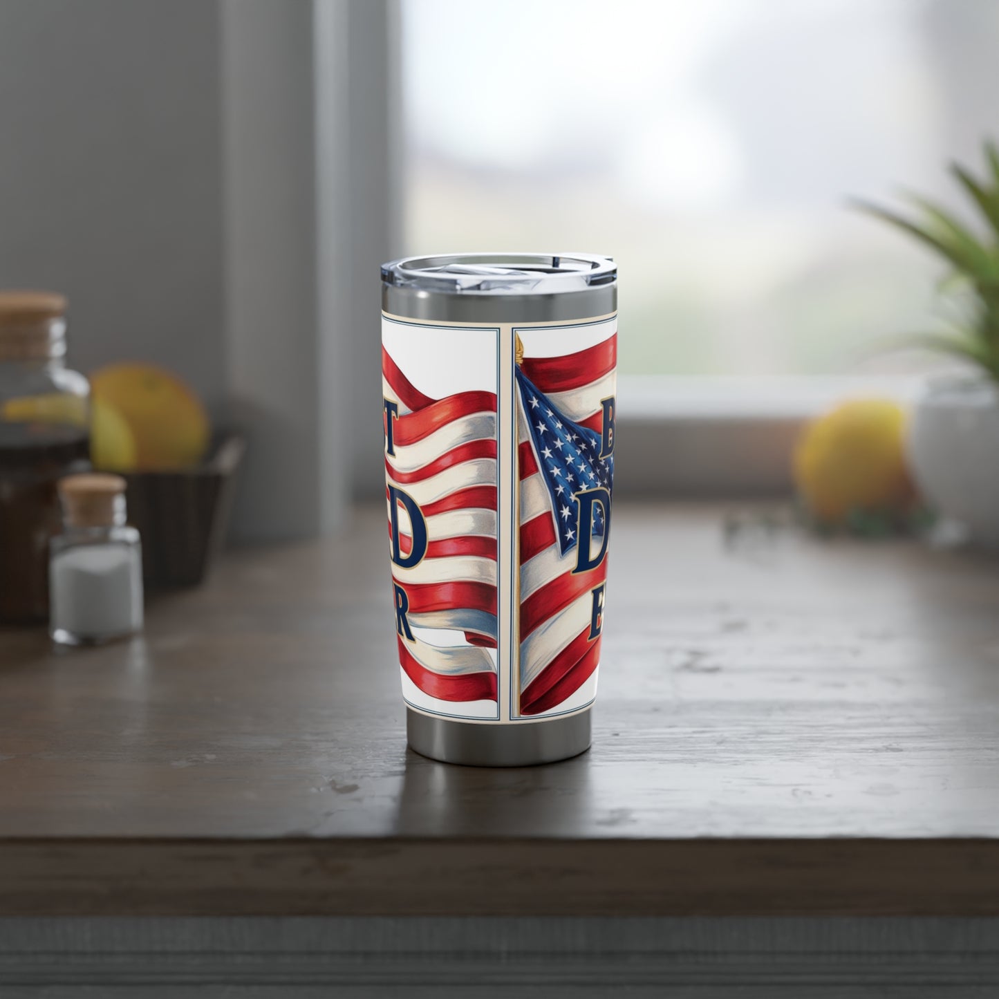 Best Dad Ever Vagabond 20oz Tumbler Printify