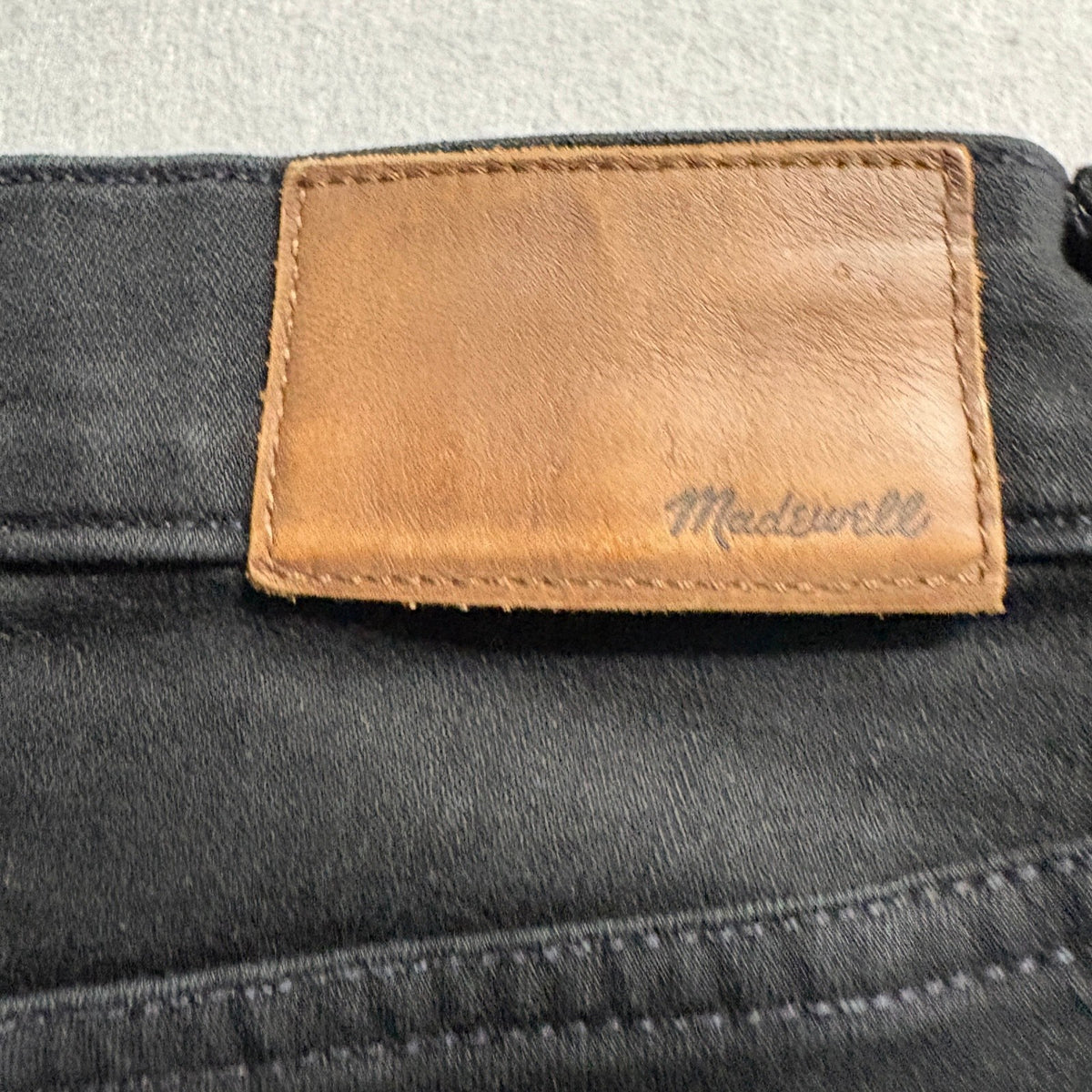 Madewell 9 Inch High Rise Skinny Jeans Womens 24S Black Denim Stretch