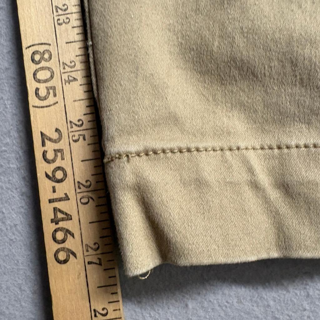 Stone Falcon Mens Slim Fit Jogger Cargo Pants Size L Khaki Tan Cotton Blend