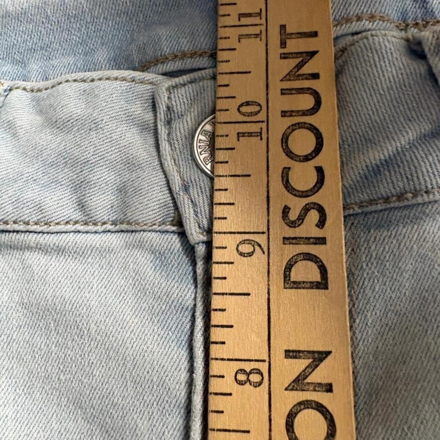 California Vintage Jeans Womens 27 Light Wash Denim Wide Leg High Rise Stretch