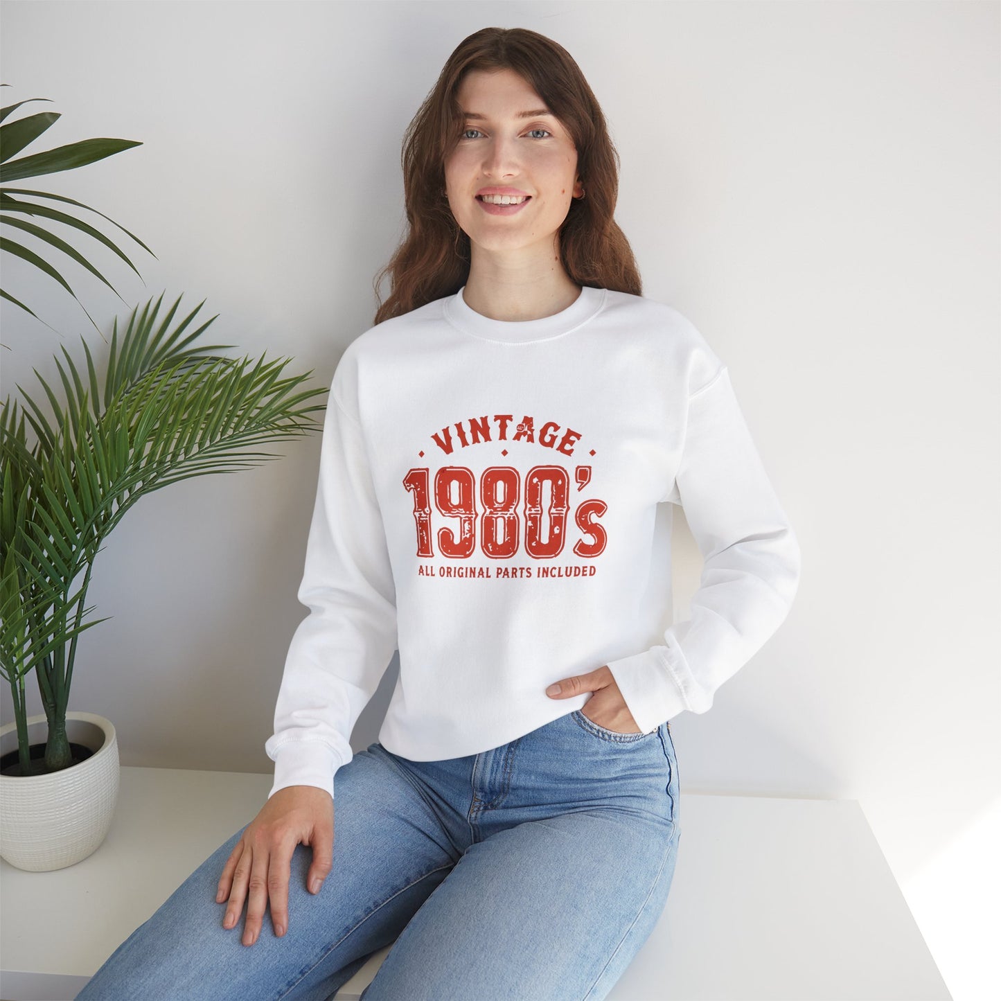 Vintage Retro 1980 Style Sweatshirt