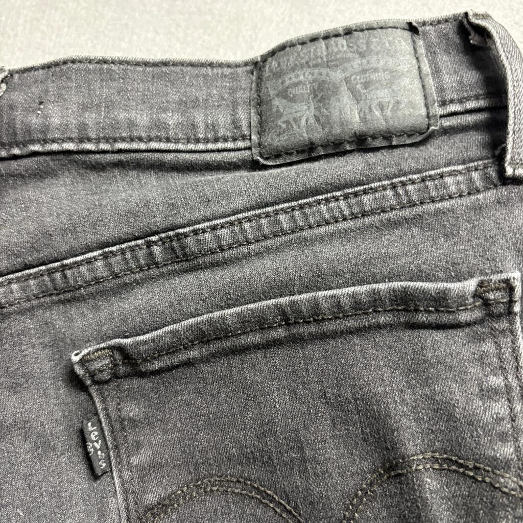 Levis 311 Shaping Skinny Jeans Womens 29 Gray Denim Stretch Pants W29 L30