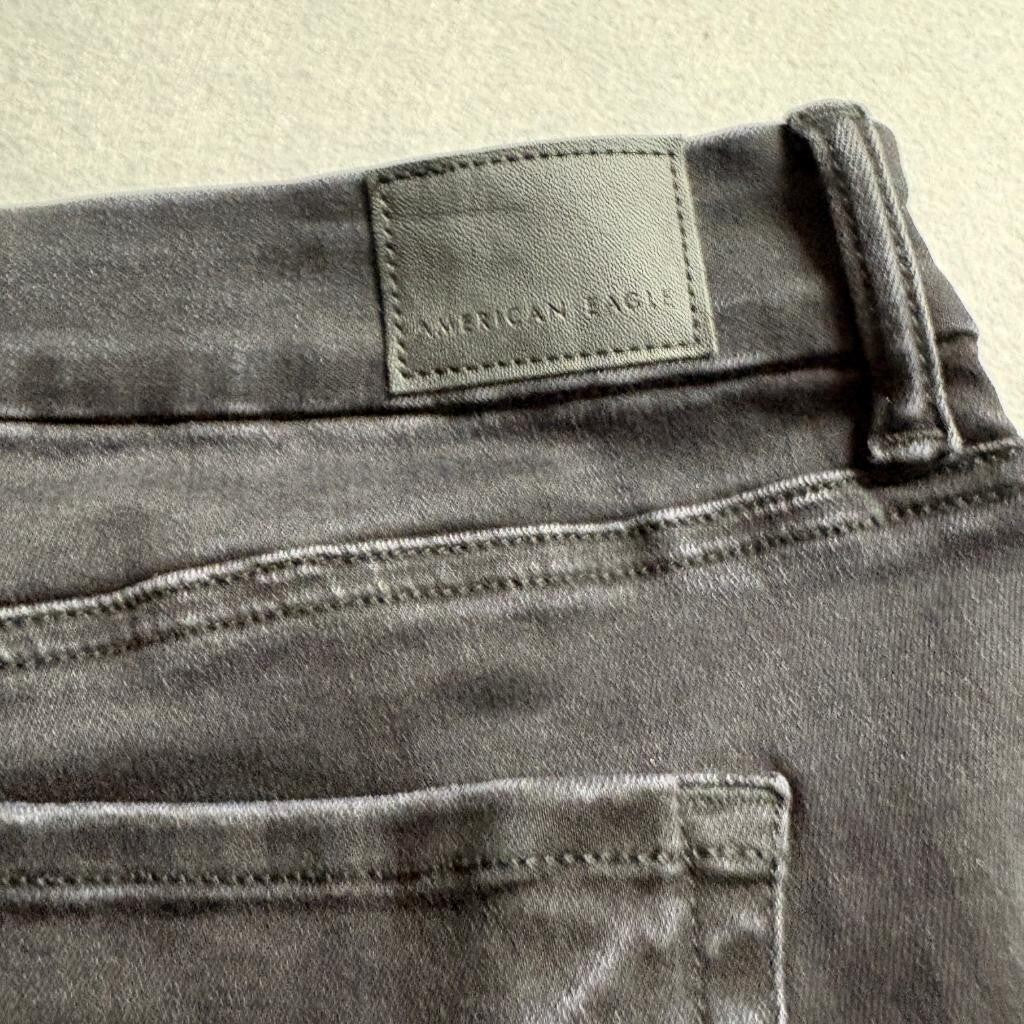 American Eagle High Rise Jegging Womens Size 16 Regular Black Luxe Stretch Jeans
