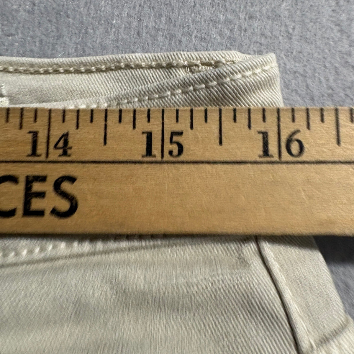 Frame L'Homme Slim Jeans Mens 31 Milk Beige Lyocell Blend Stretch Pants LMH870