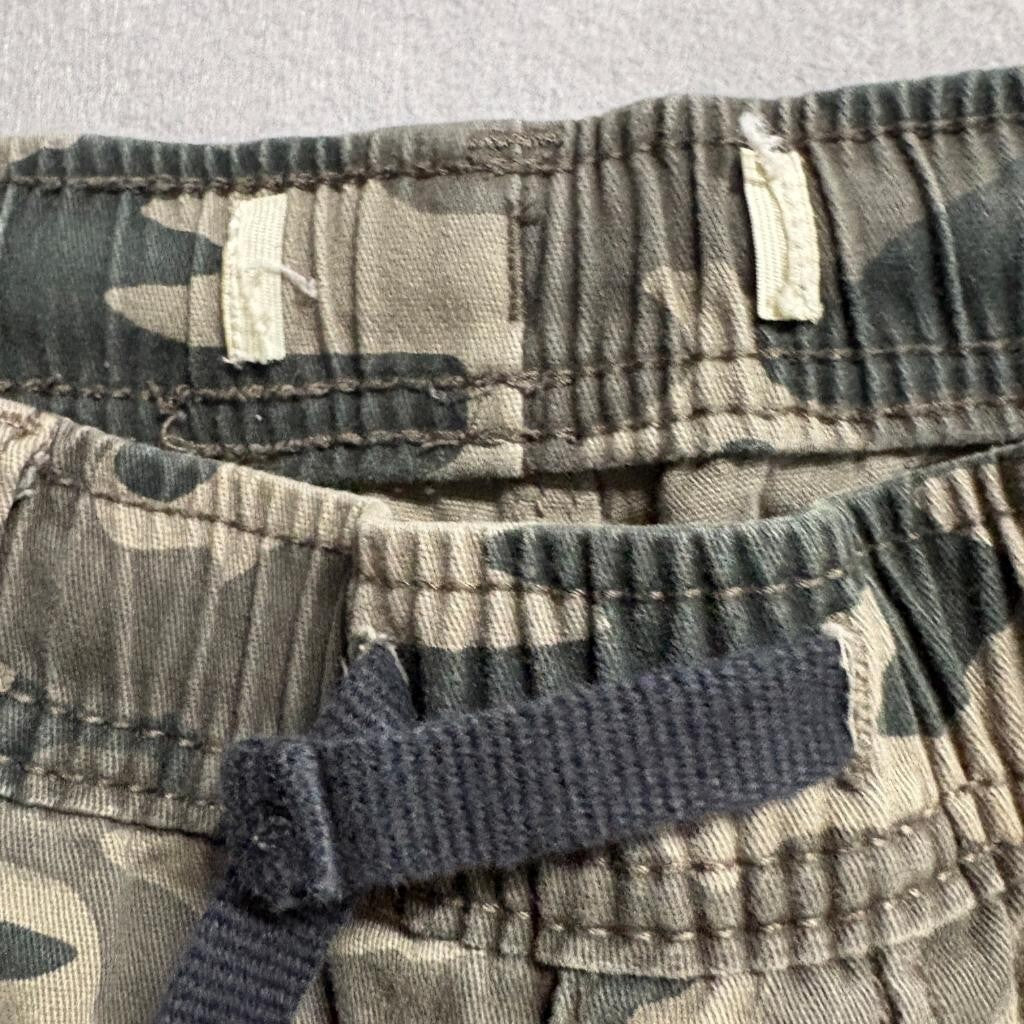Levi's Boys Camo Jogger Pants Size L 12-13 Years Green Camouflage Stretch