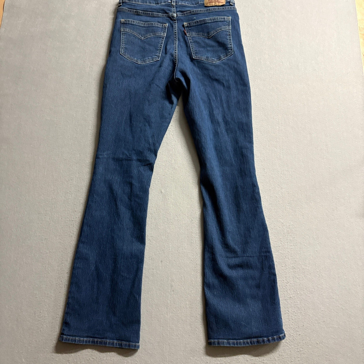 Levi's 725 High Rise Bootcut Jeans Womens 30x32 Blue Denim Front Seam Stretch
