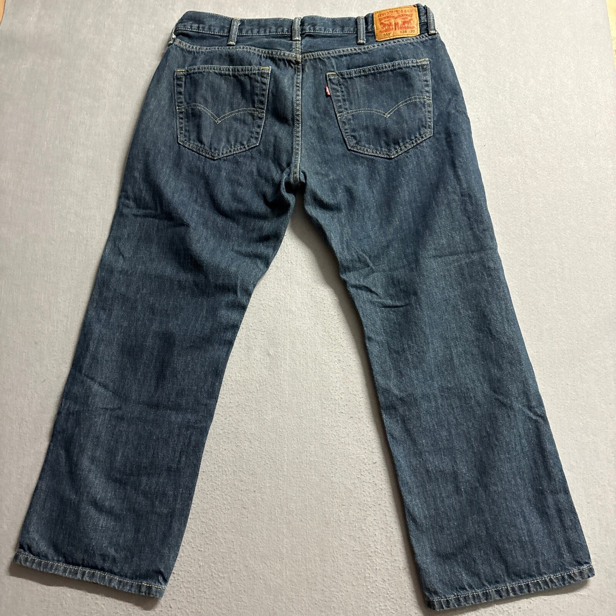 Levi's 559 Relaxed Straight Fit Jeans Mens Size 38x30 Blue Denim Pants W38 L30