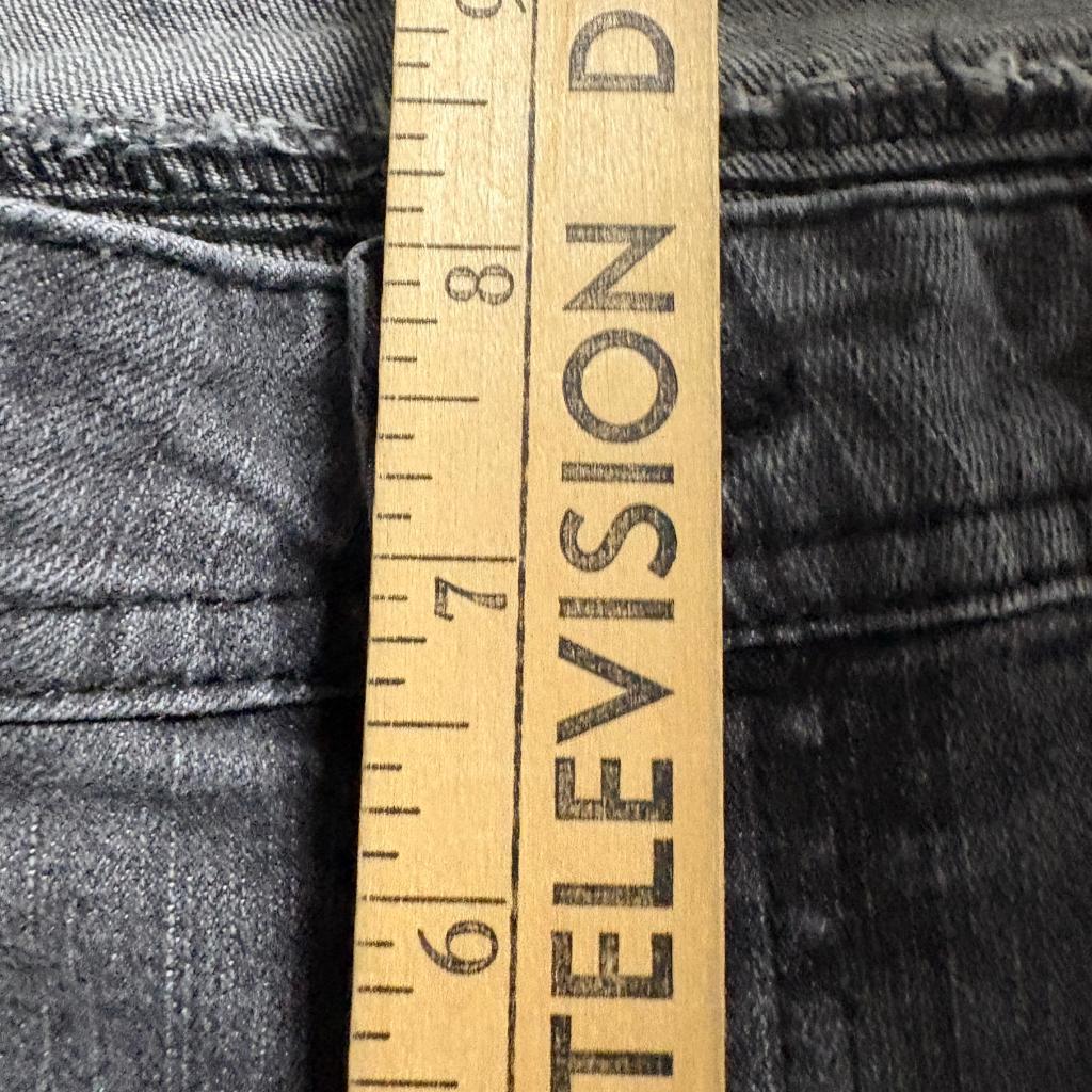 Monarda Distressed Skinny Jeans Womens Size 7 Gray Denim Stretch Ripped Pockets