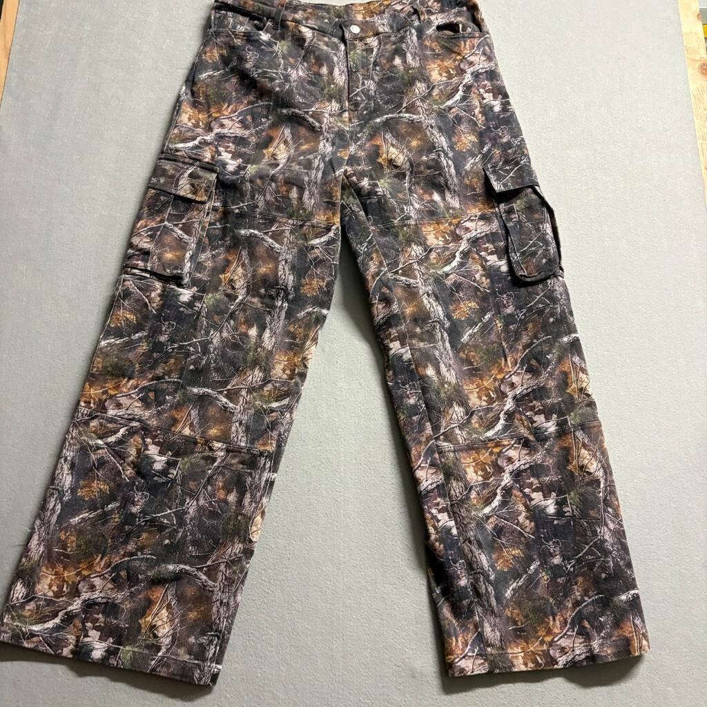 Birdie Real Tree Camo Cargo Pants Mens 2XL Forest Camouflage Hunting Utility