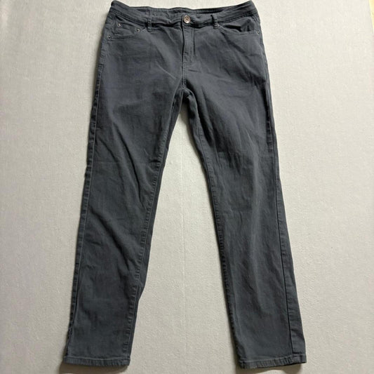 Wulful Mens Size 38 Gray Denim Jeans Straight Leg Casual Pants