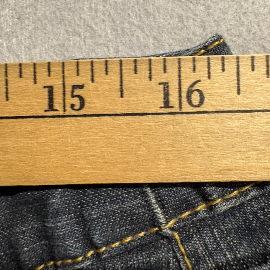 Mossimo Supply Co Bootcut Jeans Womens 15R Fit 6 Blue Denim Stretch Mid Rise