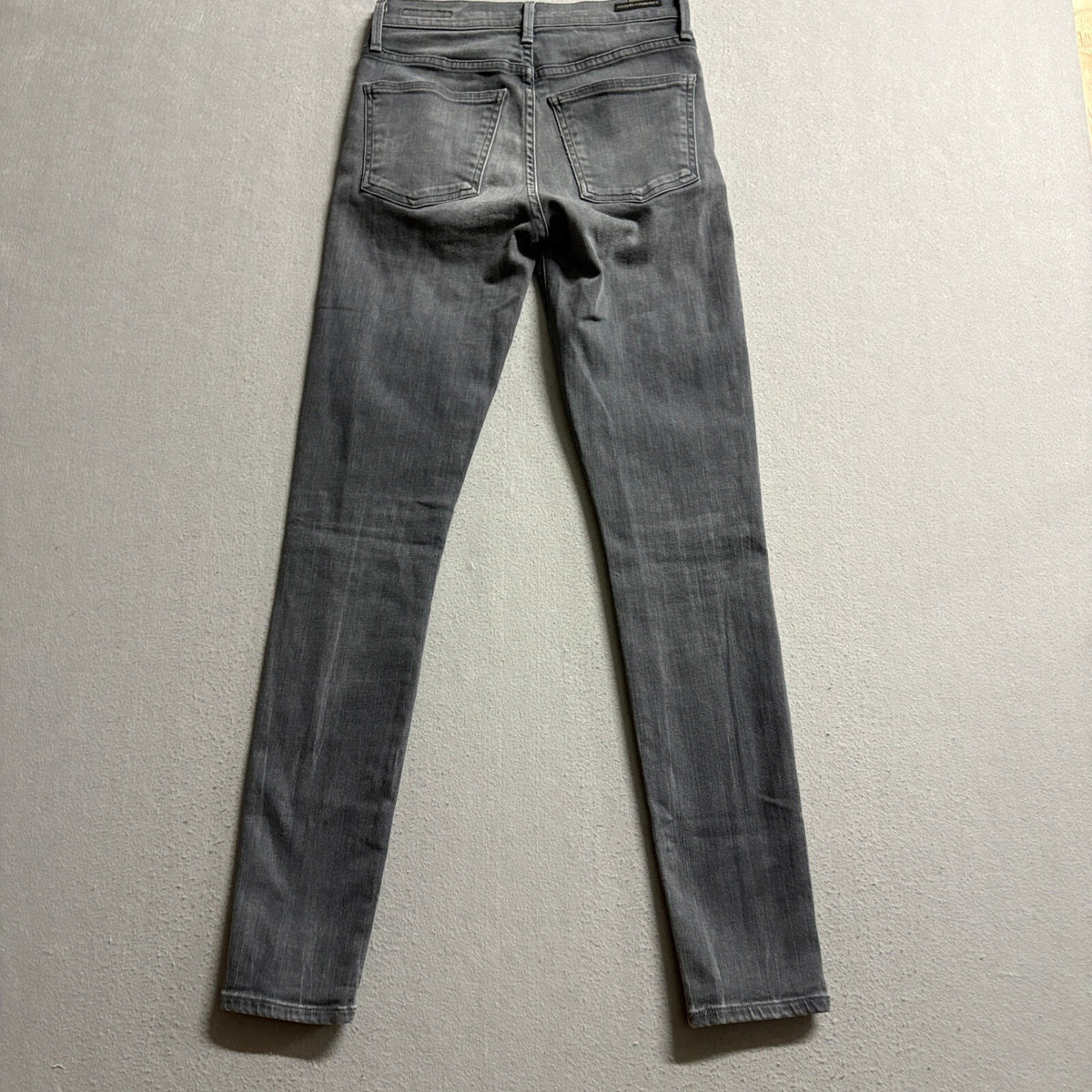 Citizens of Humanity Rocket High Rise Skinny Jeans Womens Gray Denim Size 25