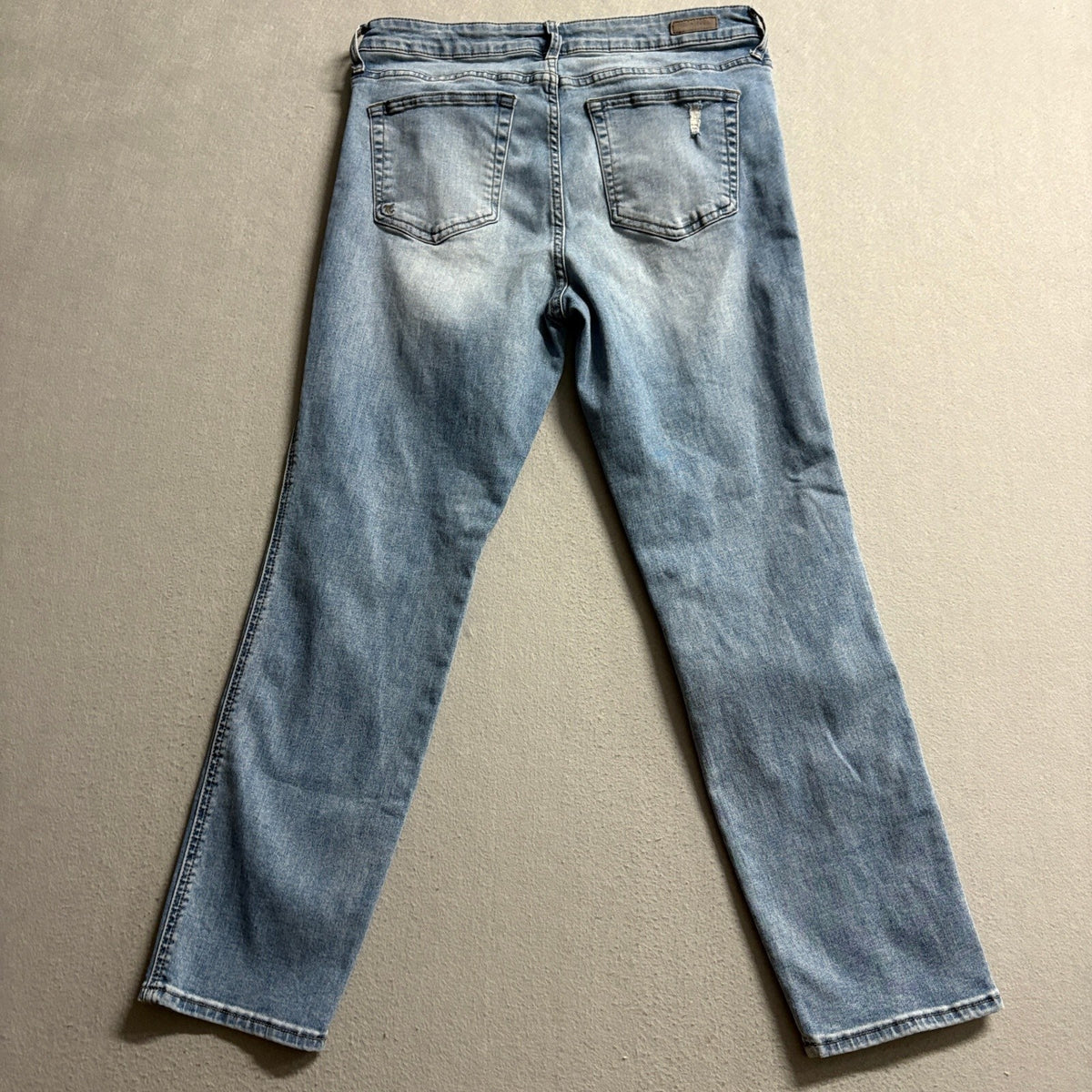 Kut from the Kloth High Rise Ankle Slim Straight Leg Jeans Womens Size 14 Blue
