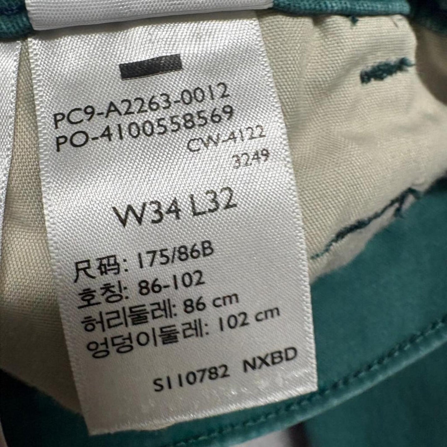 Levi's XX Chino Relaxed Taper Pants Mens 34x32 Green Stretch Cotton Casual
