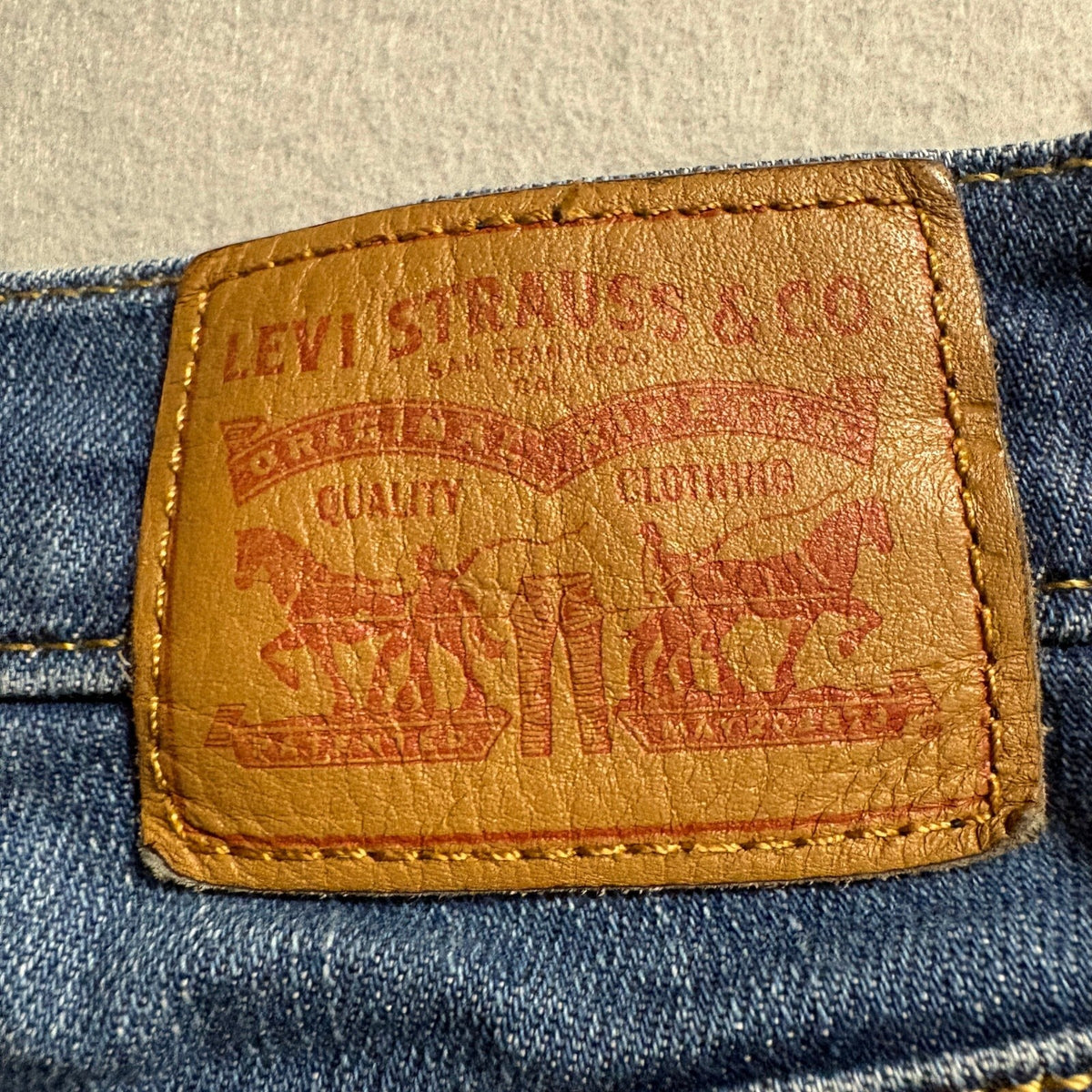 Levi's Mile High Super Skinny Jeans Womens 28 Blue Denim High Rise Stretch