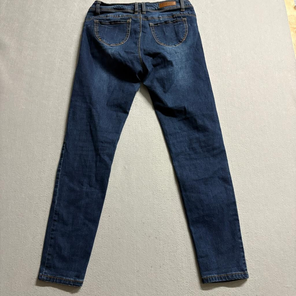 Ci Sono Denim Collection Girls Skinny Jeans Size 11 Blue Stretch Denim