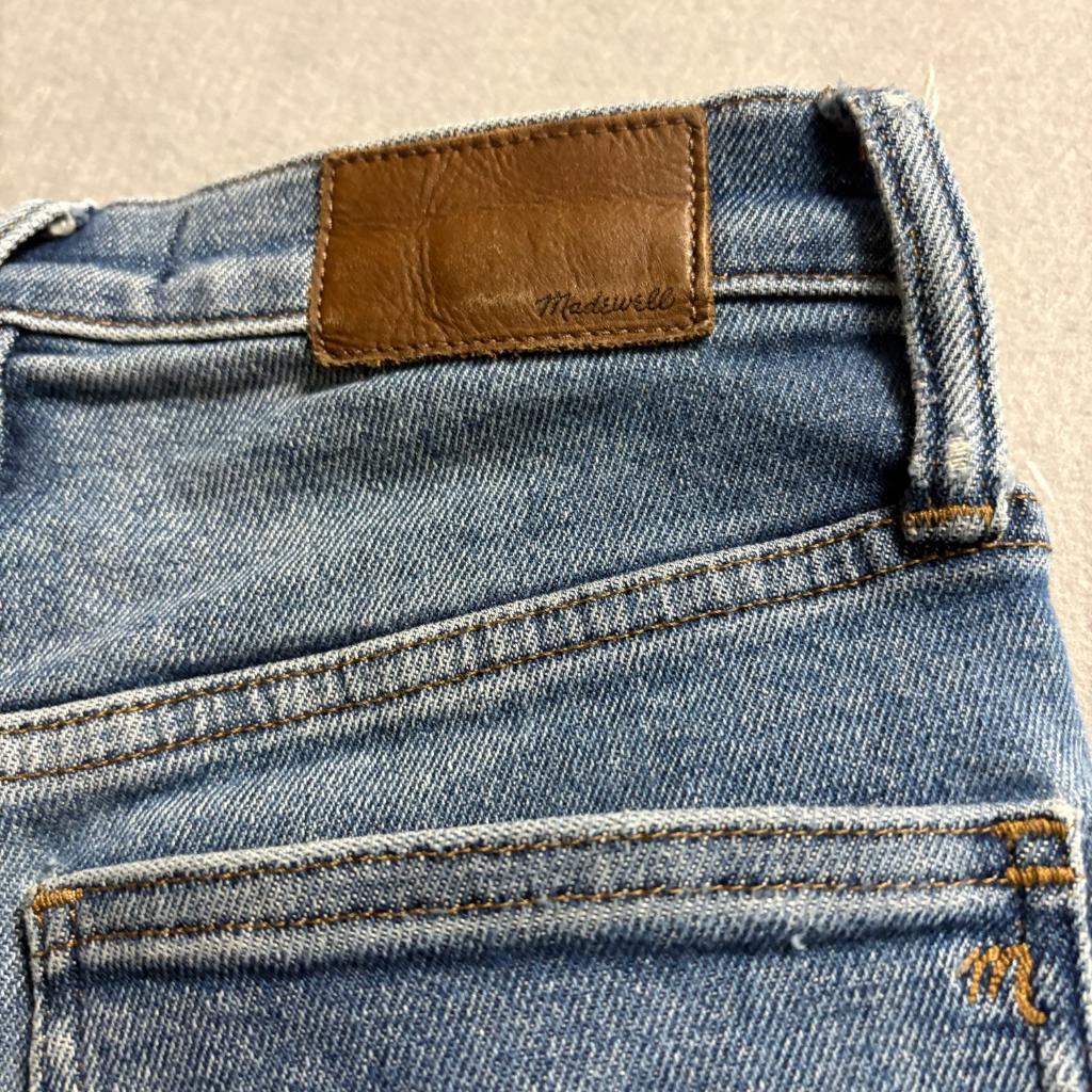 Madewell The Perfect Vintage Jean Womens 25P Petite Blue Stretch Denim Pants