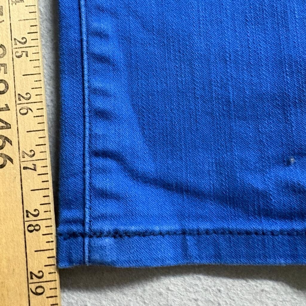 Justice Premium Jeans Girls Size 14R Blue Skinny Stretch Denim Pants