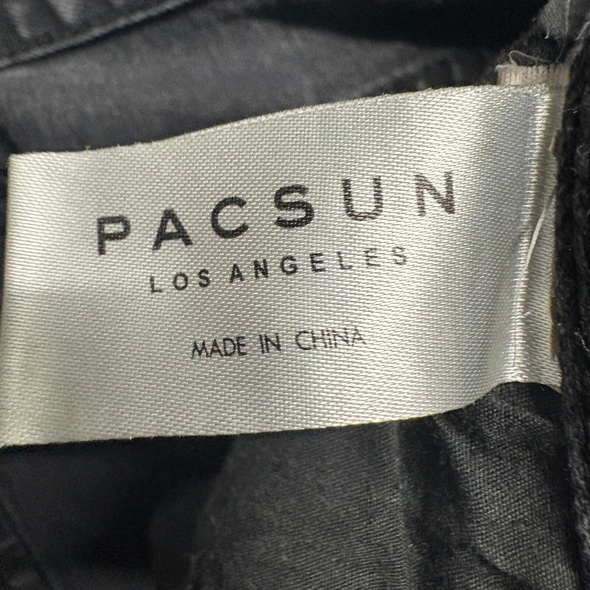 PacSun Skinny Jeans Mens 33x30 Black Distressed Ripped Moto Denim