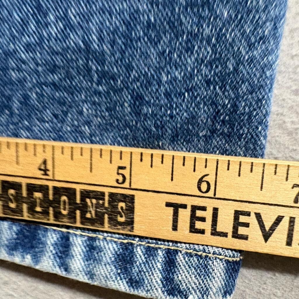 Vintage NY Jeans Womens Size 6 Easy High Rise Tapered Mom Blue Denim Hong Kong