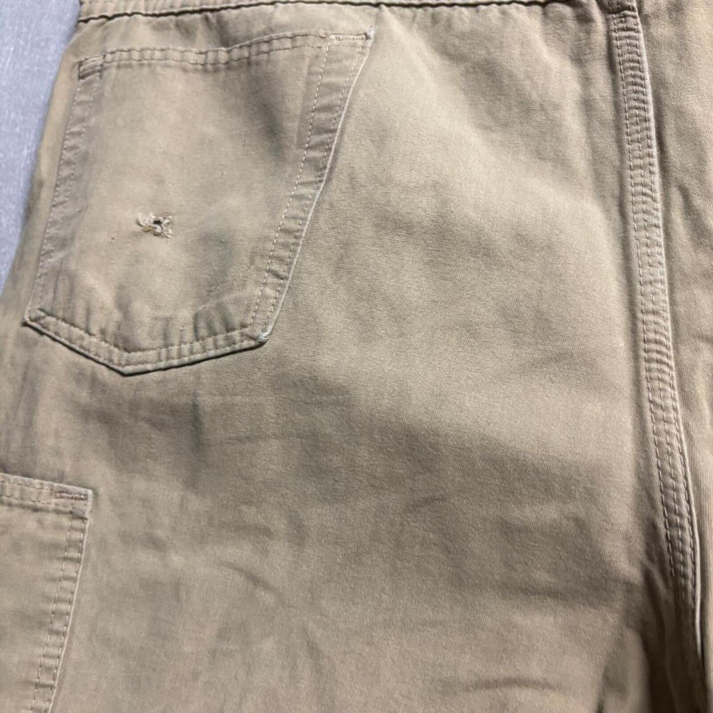 Tyndale FRMC Flame Resistant Work Pants Mens 44x29 Brown Canvas Utility Cargo