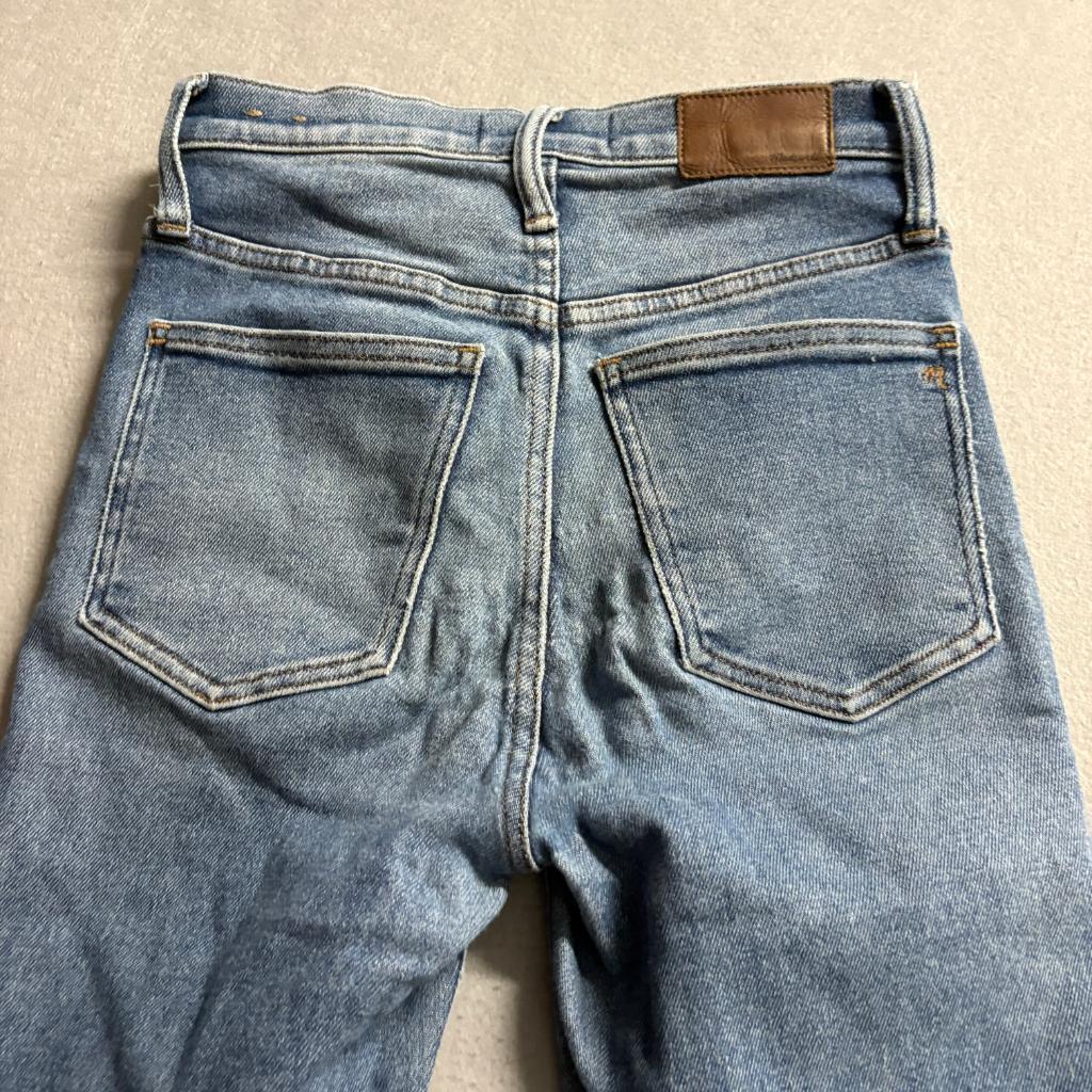Madewell The Perfect Vintage Jean Womens 25P Petite Blue Stretch Denim Pants