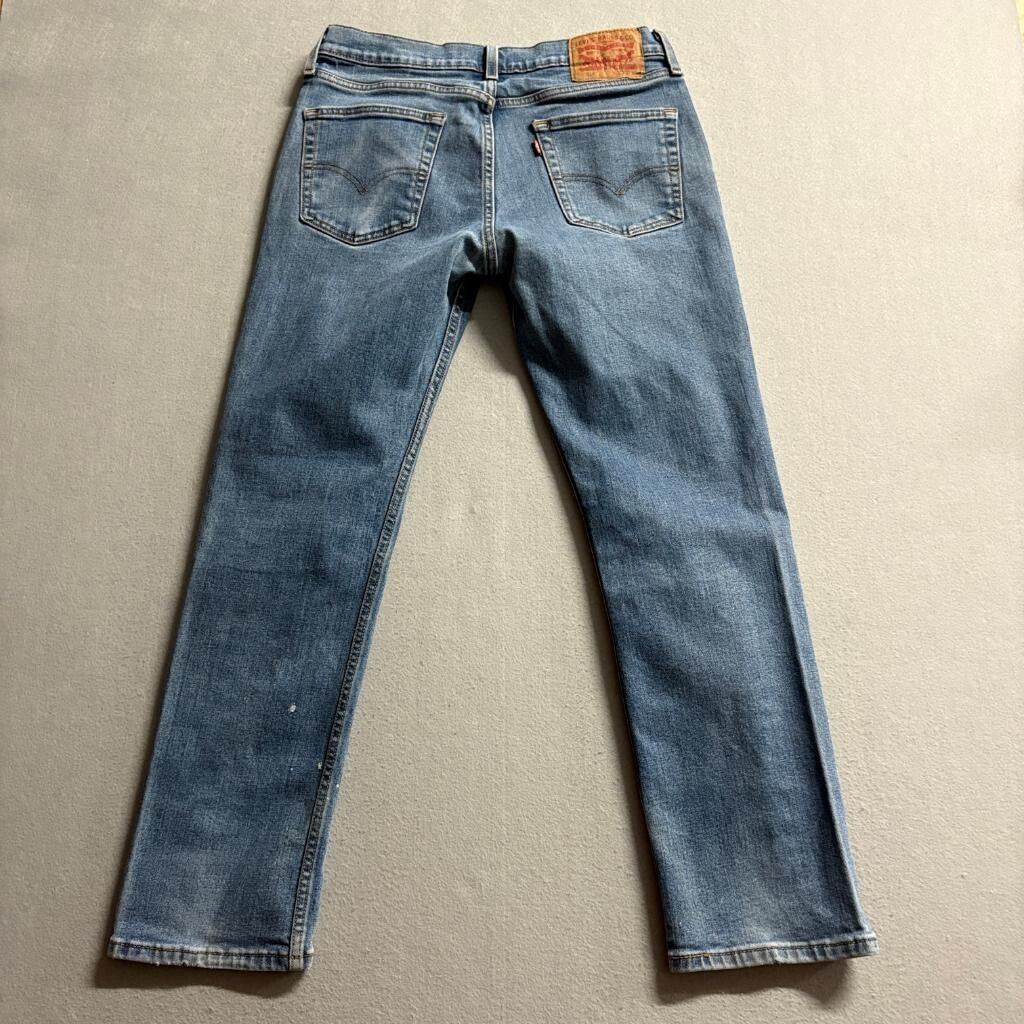 Levis 514 Straight Fit Jeans Mens 32x30 Blue Denim Stretch Pants