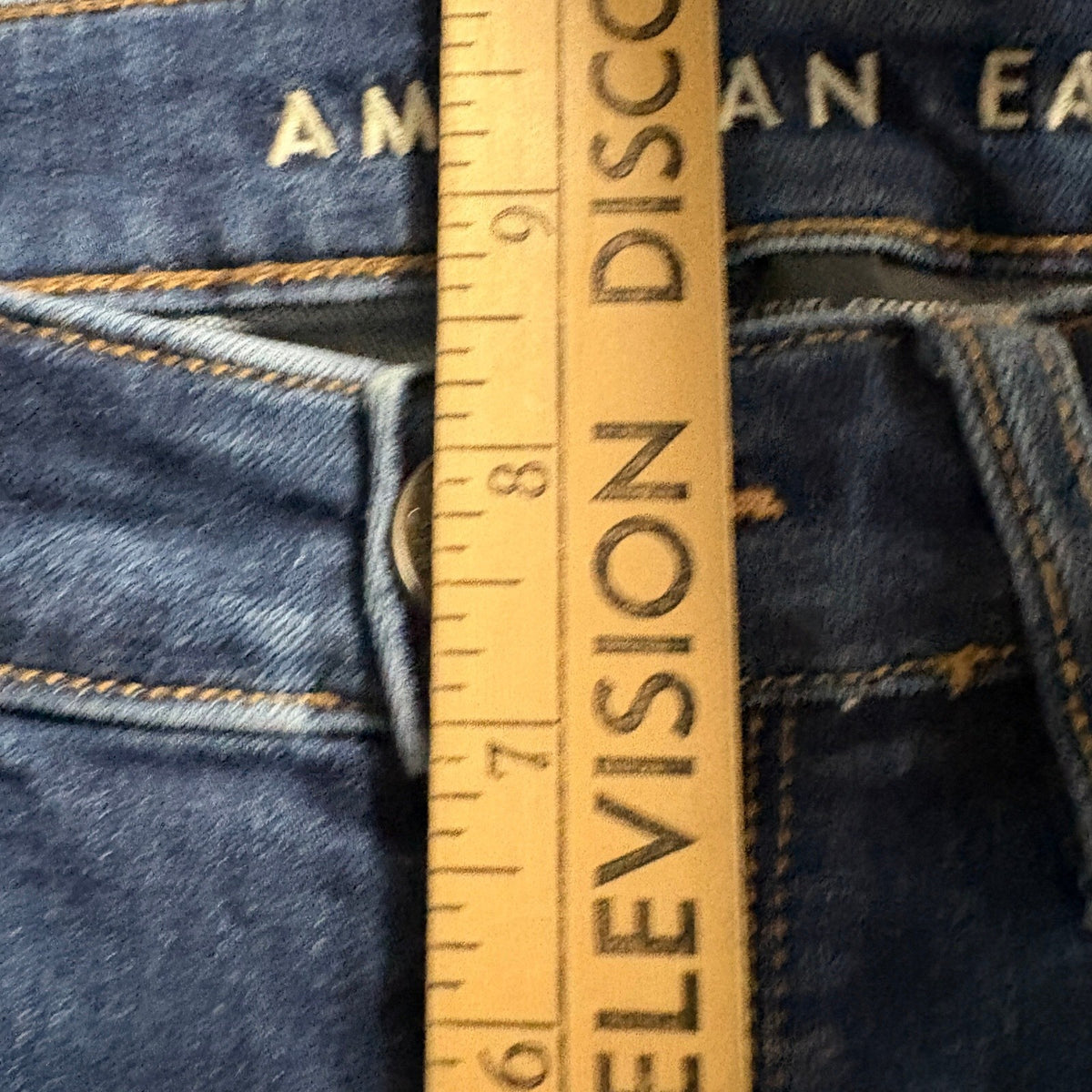 American Eagle Next Level Stretch Jegging Womens Size 2 Long Distressed Jeans