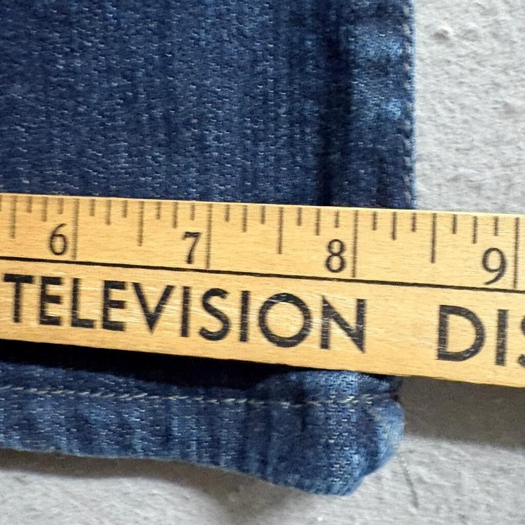 1717 Los Angeles Belle Bootcut Jeans Womens 29 Blue Denim Whiskered Stretch