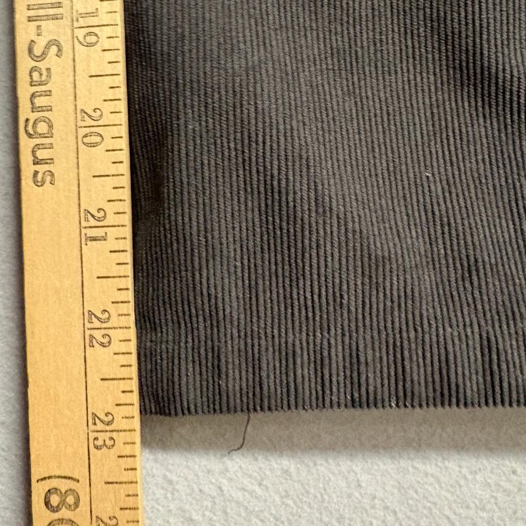 Dazy Corduroy Wide Leg Pants Womens XL Dark Gray High Rise Cropped Culottes