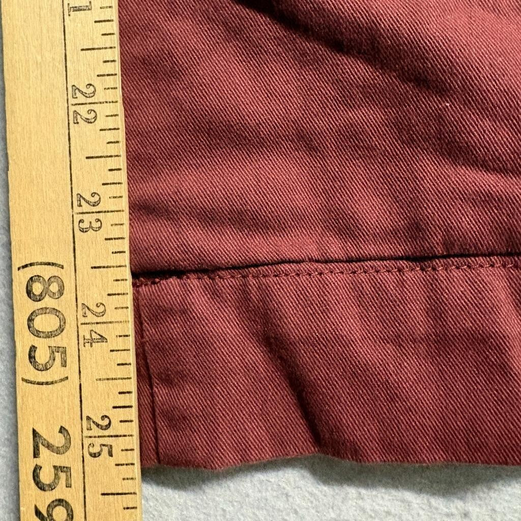 Indigo Rising Cargo Pants Womens 5/27 Red Cotton Wide Leg High Rise Utility