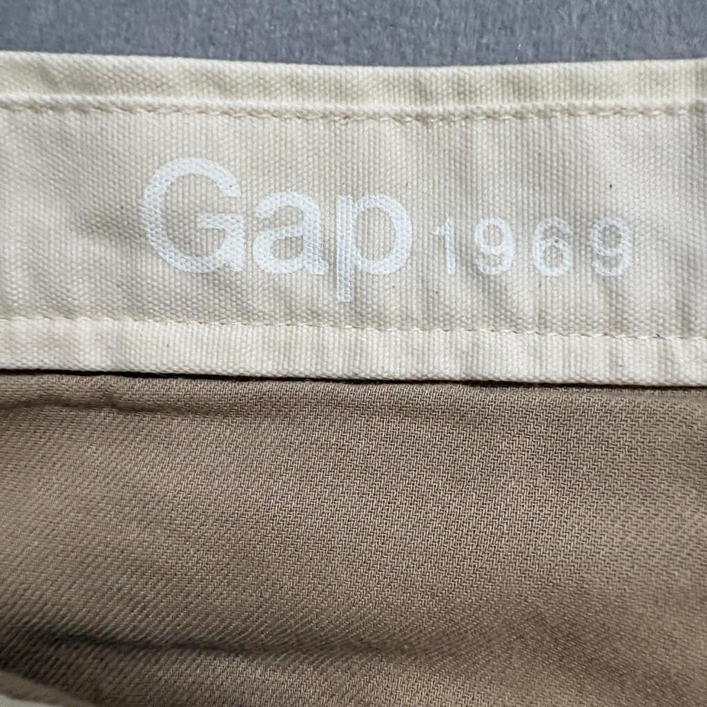 Gap 1969 Slim Fit Chino Pants Mens 30x34 Beige Cotton Twill Khakis