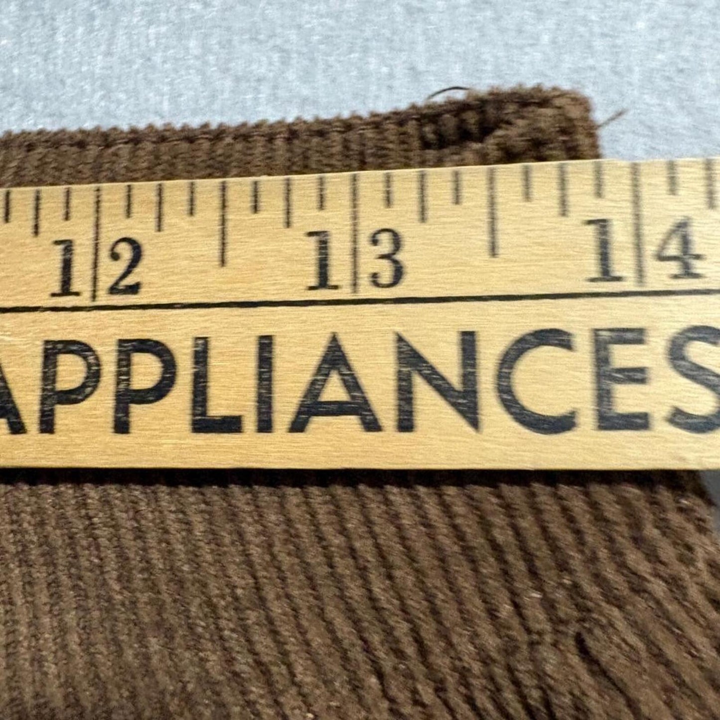 Shein Corduroy Flare Pants Womens Size 6 Brown High Rise Stretch Ribbed