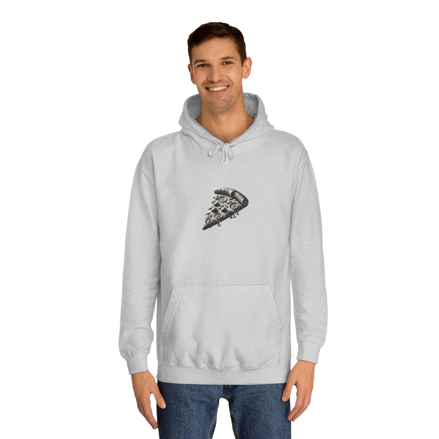 Pizza Slice Unisex College Hoodie