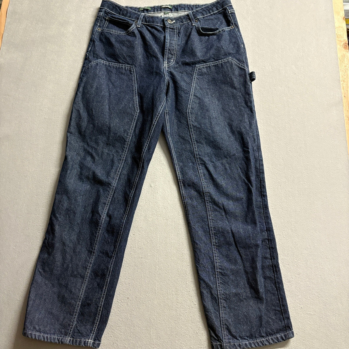 Wild Fable Carpenter Jeans Womens Size 16 Blue High Rise Straight Leg Denim