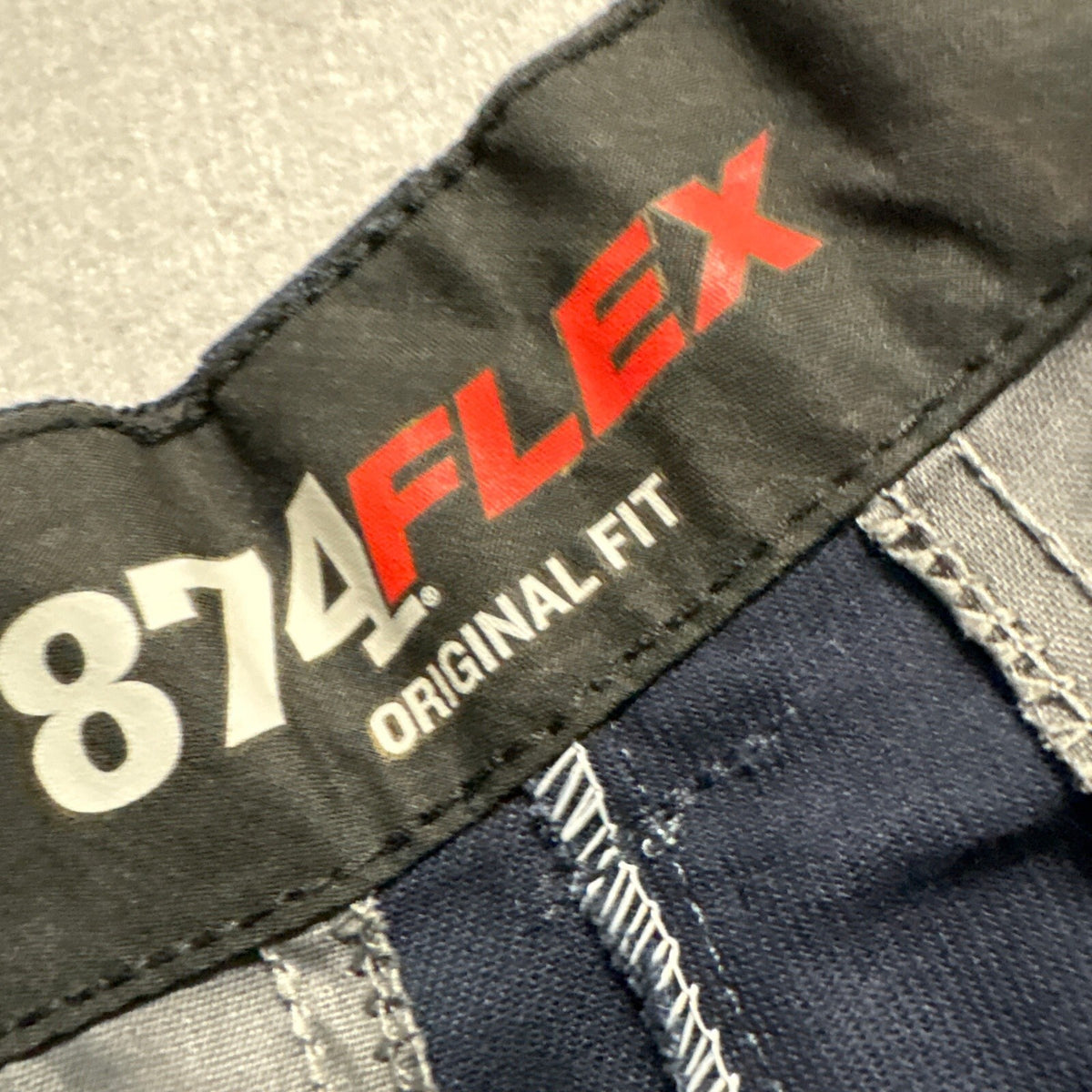 Dickies 874 Flex Original Fit Work Pants Mens 29x30 Dark Navy Blue Stretch