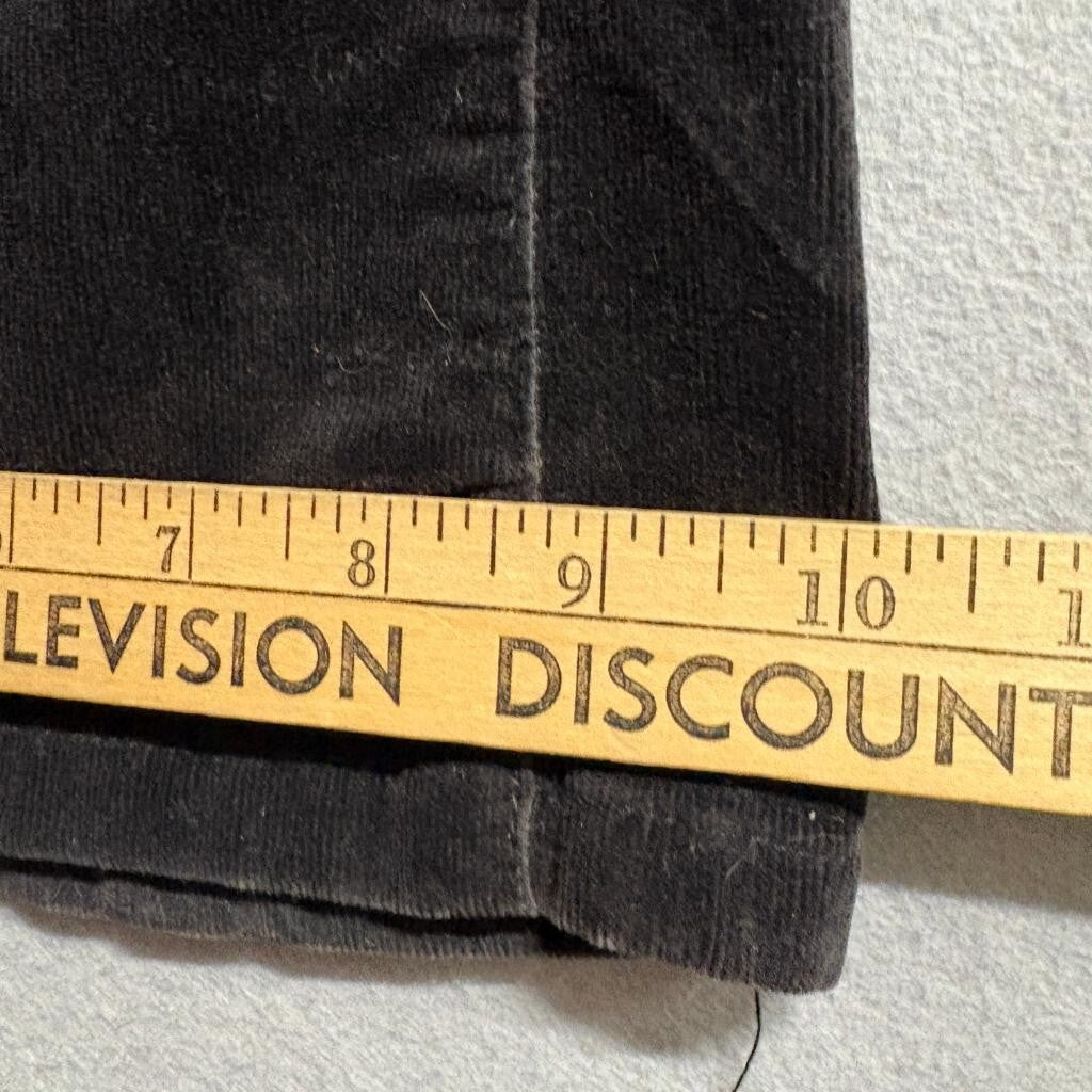 Jag Jeans Corduroy Pants Womens Size 8 Black Stretch Bootcut Mid Rise Comfort