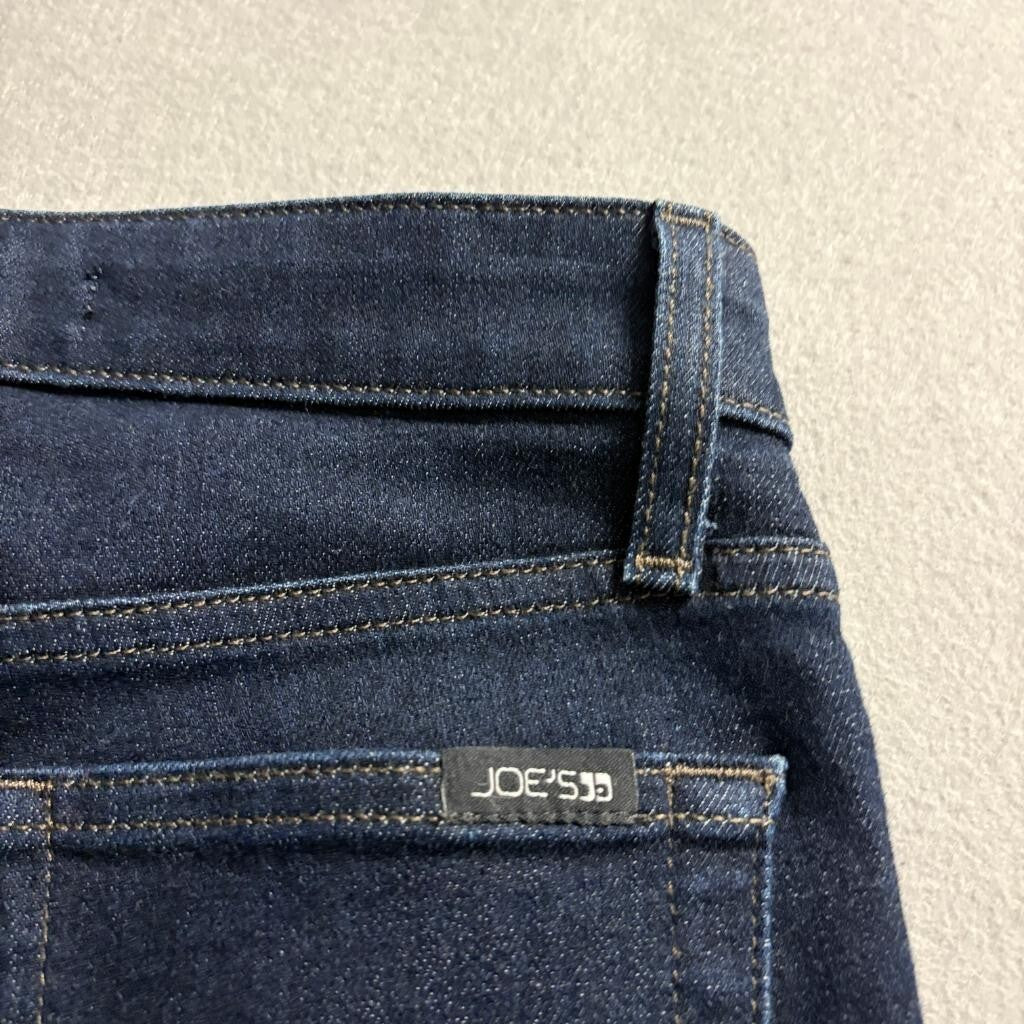 Joe's Jeans High Rise Skinny Ankle Womens 24 Dark Wash Blue Denim Stretch